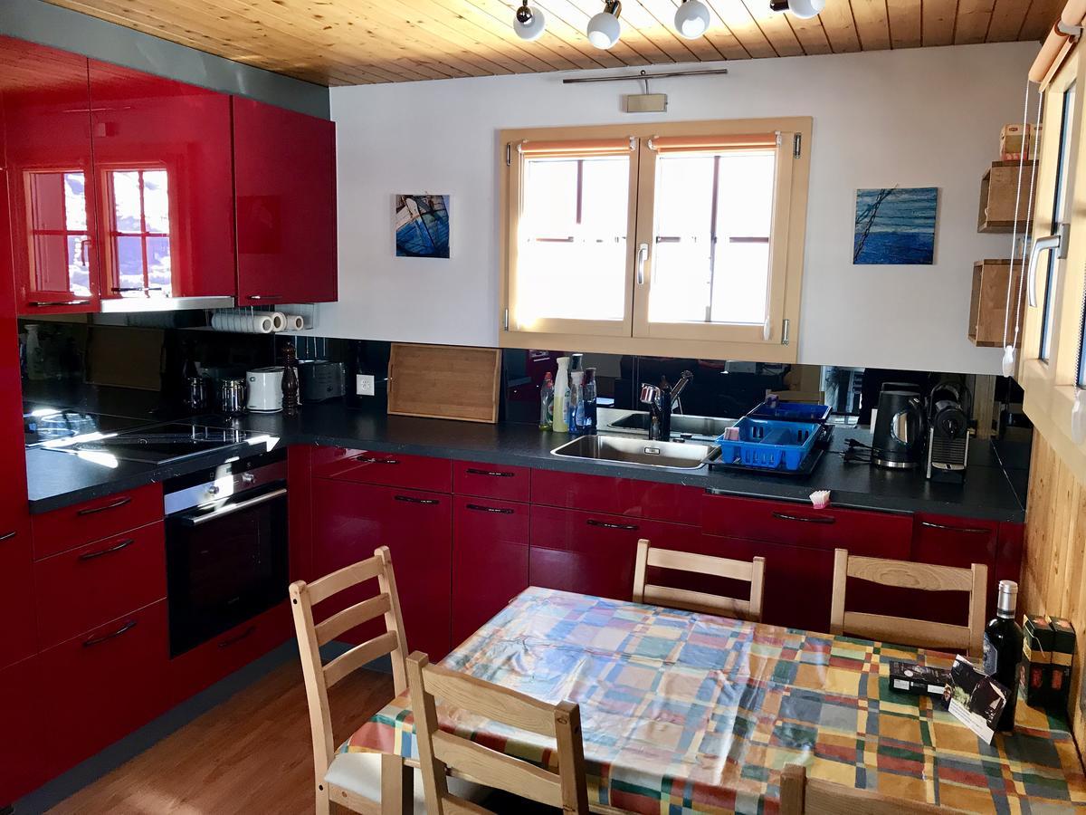 Ferienwohnung Im Chalet Firn - Og Bürchen Exterior foto